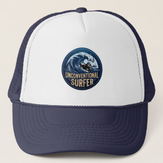 Unkonventioneller Surfer Mat Surfer Logo Truckerkappe
