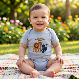 Unkonventioneller Zoo Baby Strampler
