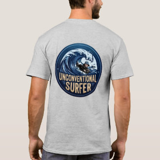 Unkonventionelles Surfer Mat Surfer Logo T-Shirt