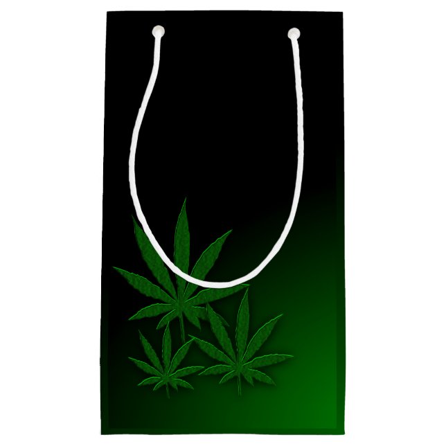 Unkraut-Blatt Kleine Geschenktüte (Vorderseite)