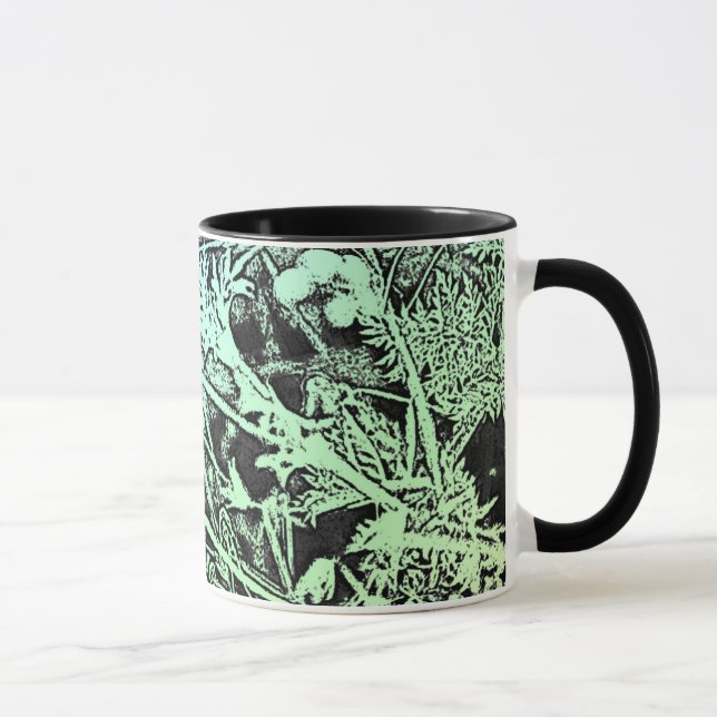 Unkraut in der Gras-Tasse Tasse (Rechts)