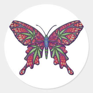 Unkraut Runder Aufkleber