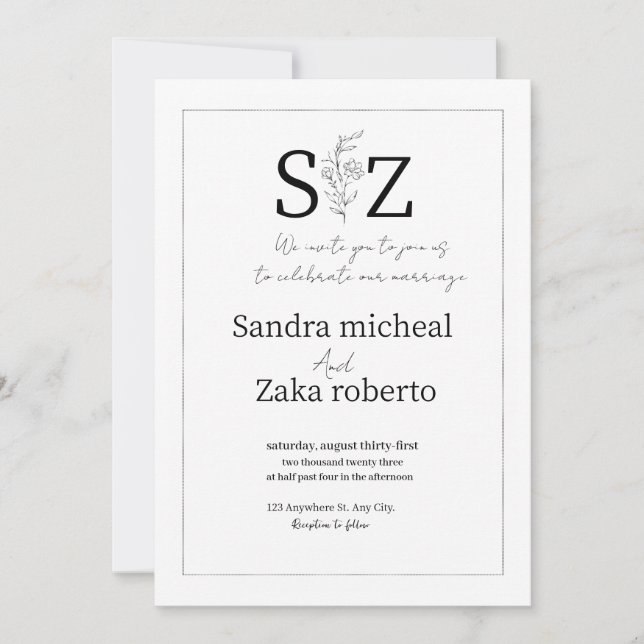 Unkrautwerbung Einladung (Vorderseite)