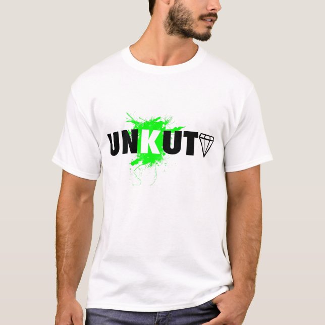 UNKUT Spritzer-Grün T-Shirt (Vorderseite)