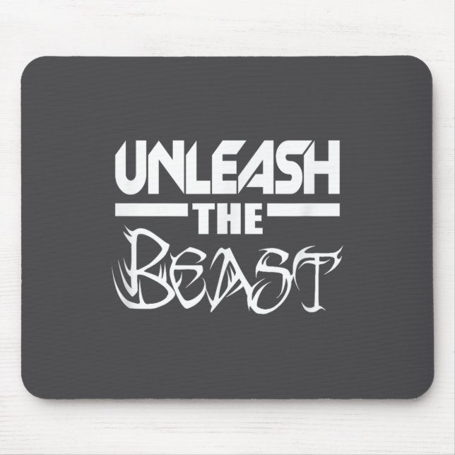 Unleahe C380 Workout Gym Fitness Motivation  Mousepad (Vorne)