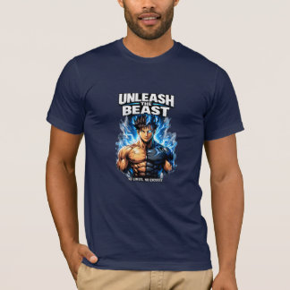 Unleash The Beast - Anime Gym Power-Up T-Shirt