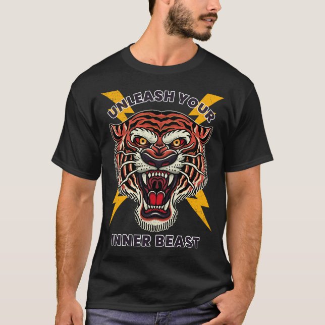 Unleash Your Inner Beast T-shirt  (Vorderseite)