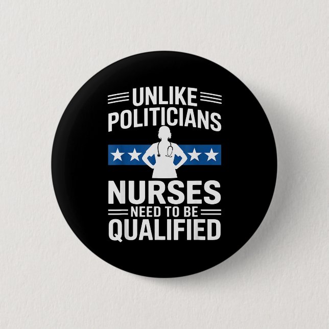 Unlike Liticians Nurses Need To Be Qualified Sarca Button (Vorderseite)