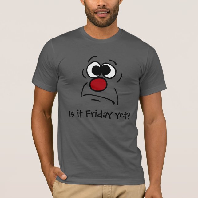Unluck Face Grumpey T-Shirt (Vorderseite)