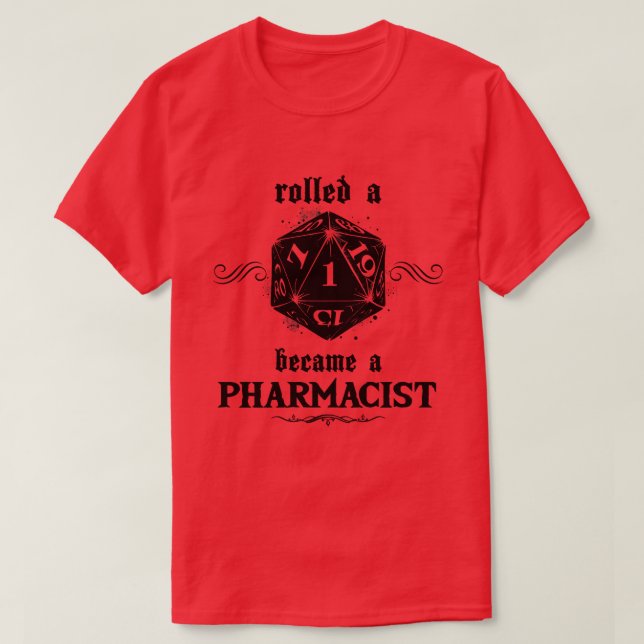 Unluck Roll Apotheker T-Shirt (Design vorne)