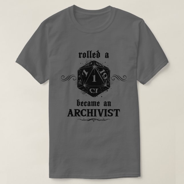 Unluck Roll Archivist T-Shirt (Design vorne)