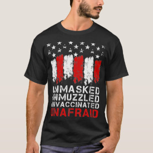 Unmaskiert Ungeknebelt Ungeimpft Unerschrocken Bed T-Shirt