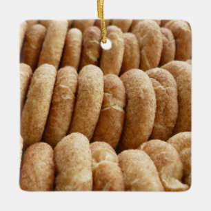 Unmengen von Snickerdoodles Keramikornament