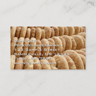 Unmengen von Snickerdoodles Visitenkarte