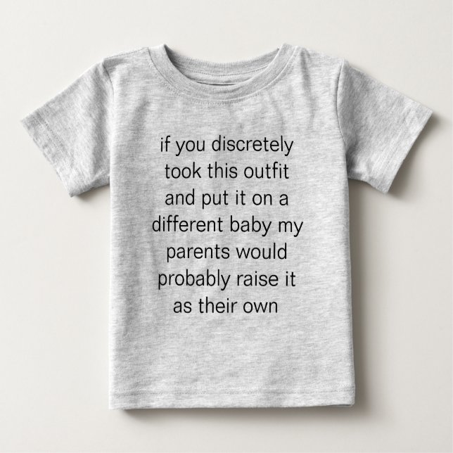 unmerklich baby t-shirt (Vorderseite)