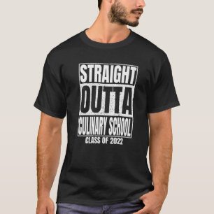 Unmittelbar am Ausgehen Kulinarische Schule Klasse T-Shirt