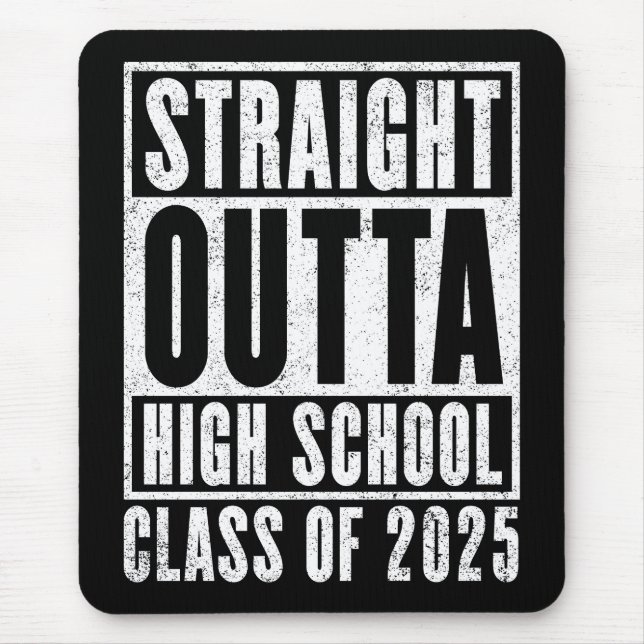 Unmittelbar an der High School 2025 (Not leidend) Mousepad (Vorne)