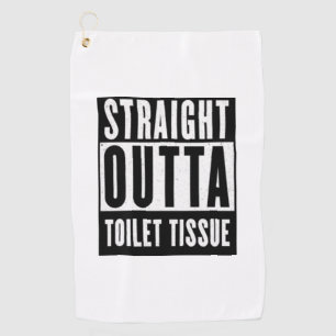 Unmittelbare Toilette Gewehrspende Funny Prepper G Golfhandtuch