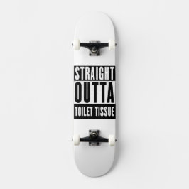 Unmittelbare Toilette Gewehrspende Funny Prepper G Skateboard