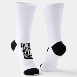 Unmittelbare Toilette Gewehrspende Funny Prepper G Socken