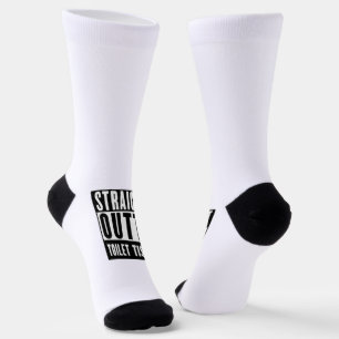 Unmittelbare Toilette Gewehrspende Funny Prepper G Socken