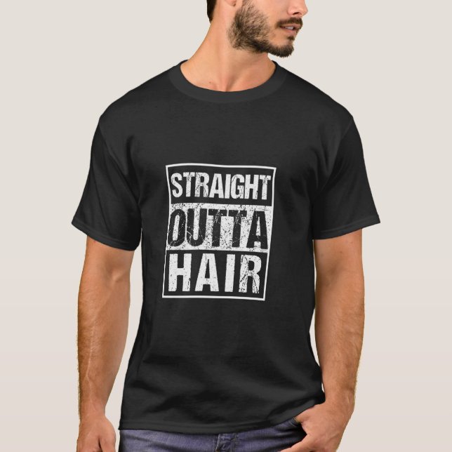 Unmittelbarer Haarausfall ohne Haarausfall T-Shirt (Vorderseite)