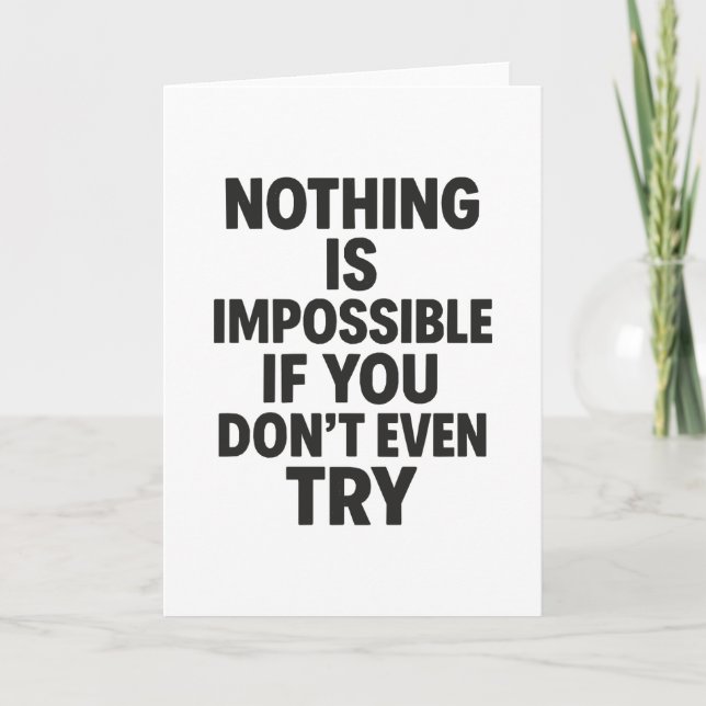 unmöglich karte (Vorderseite)