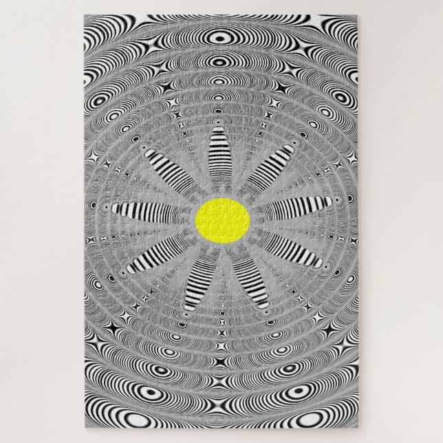 Unmögliche Blume für grafisches Fraktal Puzzle (Vertikal)