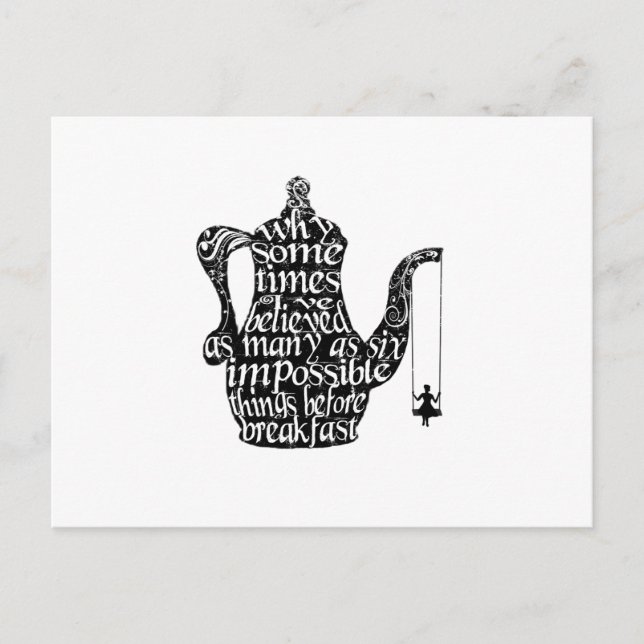 Unmögliche Dinge Postkarte (Vorderseite)