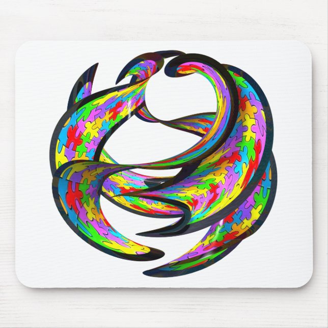 Unmögliche Geometrie Mousepad (Vorne)