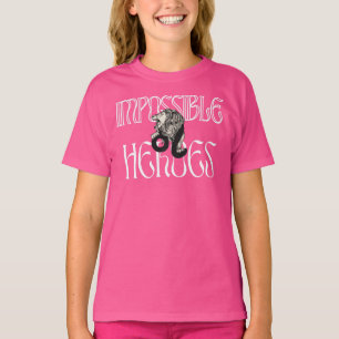 Unmögliche Helden mit einem Löwen T-Shirt