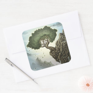 Unmögliche Hoffnung Quadratischer Aufkleber