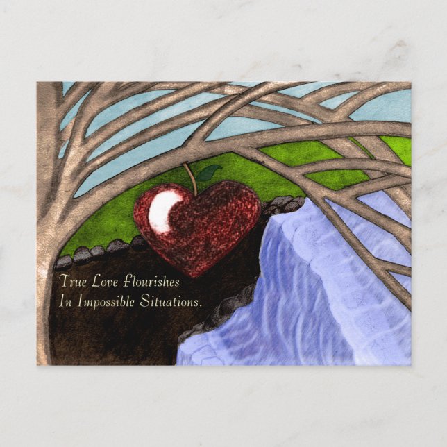 Unmögliche Liebe Postkarten (Vorderseite)