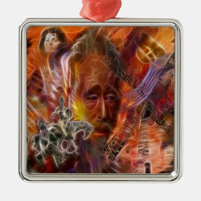 Unmöglicher Traum Silbernes Ornament (Vorne)