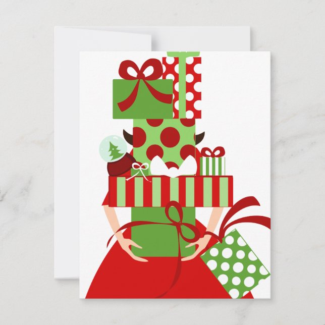 Unmögliches Geschenkstapel Einladung (Vorderseite)