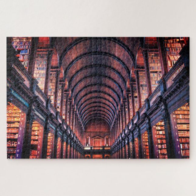 Unmögliches Puzzle - Antike Bibliothek (Horizontal)