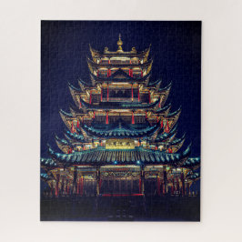 Unmögliches Puzzle - asiatischer Tempel