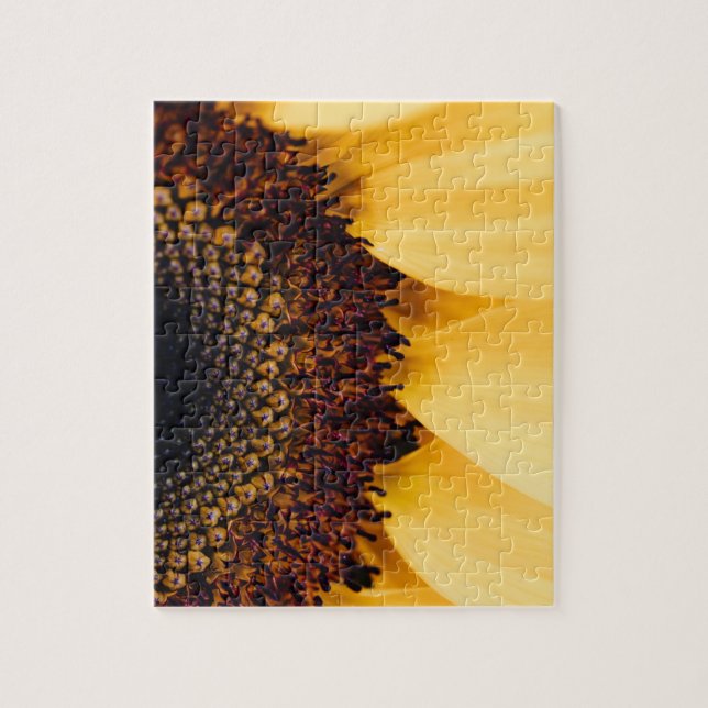Unmögliches Puzzle - Makrosonnenblume (Vertikal)