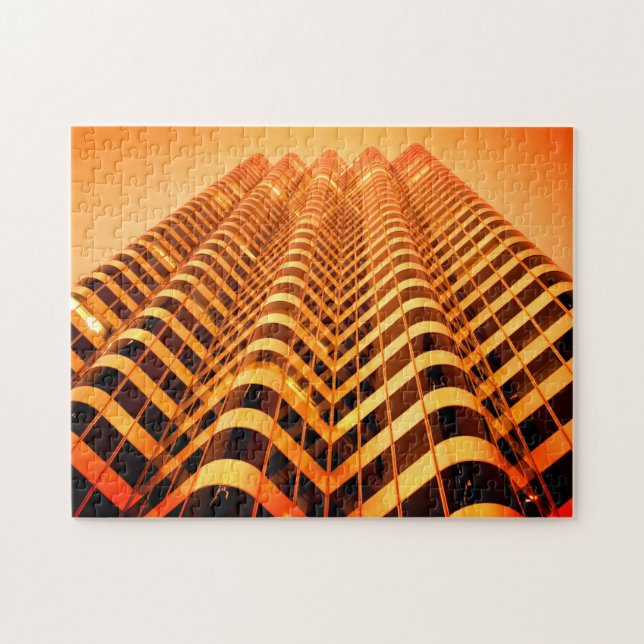 Unmögliches Puzzle - Modernes Gebäude (Horizontal)