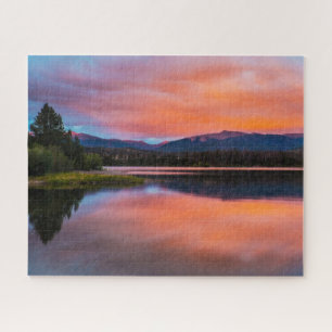 Unmögliches Puzzle - Sonnenaufgang am See