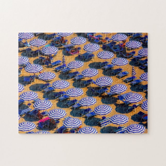 Unmögliches Puzzle - Strandschirme (Horizontal)