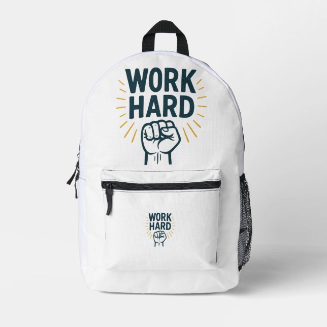 Unnachgiebiges Streben nach Großzügigkeit Bedruckter Rucksack (Vorderseite)