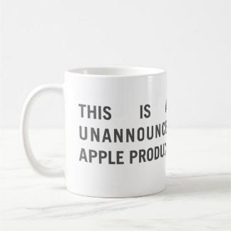 "Unnanounced Apple Produkt-" Tasse