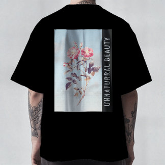 Unnatürliche Schönheit Moderne Vintage-Rose Ästhet T-Shirt