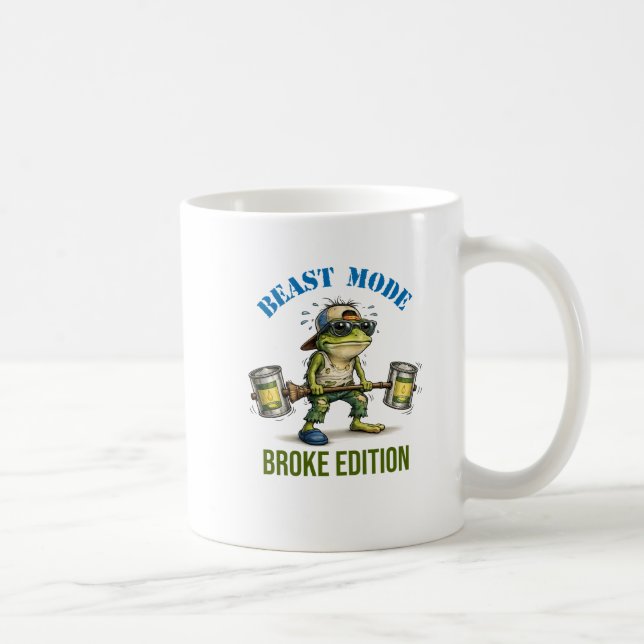 Unny Frosch-Biest-Modus-Kaputt-Edition-Kaffeetasse Kaffeetasse (Rechts)