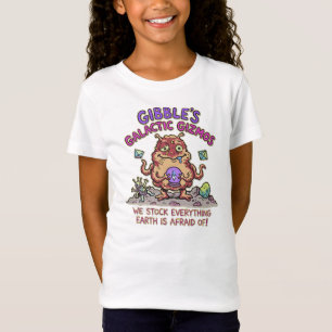 Unny Gibbles Galaktische Gimmicks Retro-Alien-Shir T-Shirt