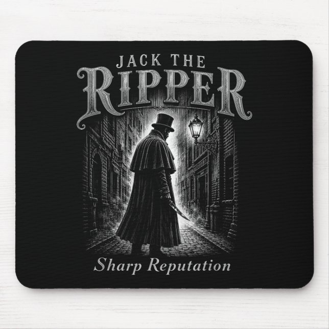 Unny Jack der Ripper Scharfer Ruf Gothic Mousepad (Vorne)