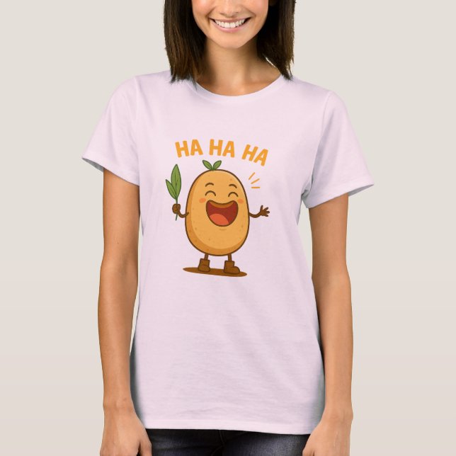 unny Laughing Potato Women’s T-Shirt (Vorderseite)