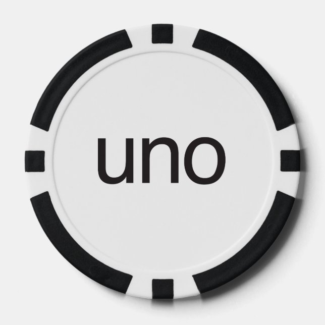 uno.ai pokerchips (Vorderseite)