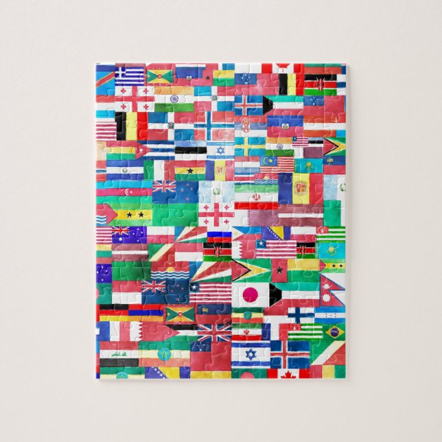 UNO-Collage Puzzle (Vertikal)